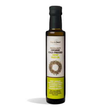 Hampfrøolje - Hemp Seed Oil - Rå - Økologisk - 250 ml